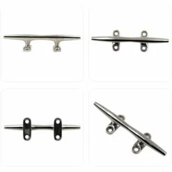 BARES Taquet De Quai D'amarrage En Acier Inoxydable Taquet De Bateau En Acier Inoxydable De 4 Pouces Pour Les Lignes De Quai De Yacht Marin, Une Variété De Petits Bateaux, 4 Pouces-100 Mm, Argent -Treuil, cric, palan et accessoires Soldes Boutique 33253148 5