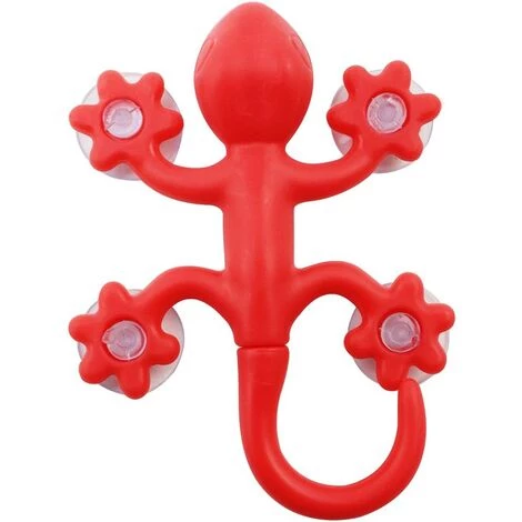 DEVENIRRICHE Crochet Mural à Ventouse 4X Gecko, Grand, 9 X 6,5 Cm, Avec Une Puissance D'aspiration élevée, En Différentes Couleurs (4 Pièces De Grande Taille) 2 DEVENIRRICHE Crochet Mural à Ventouse 4X Gecko, Grand, 9 X 6,5 Cm, Avec Une Puissance D'aspiration élevée, En Différentes Couleurs (4 Pièces De Grande Taille) – Image 2