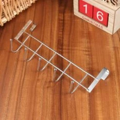 DEVENIRRICHE Crochet De Porte En Acier Inoxydable Crochet De Porte Manteau Crochet Cintre Avec 5 Crochets 7 DEVENIRRICHE Crochet De Porte En Acier Inoxydable Crochet De Porte Manteau Crochet Cintre Avec 5 Crochets -Treuil, cric, palan et accessoires Soldes Boutique 33633103 3