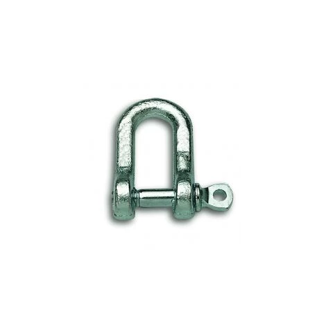 Manille Droite Piton à œil En Acier Zingué, Diamètre 9 Mm, L. 21 Mm, 1 Pièce. Chapuis 1 Manille Droite Piton à œil En Acier Zingué, Diamètre 9 Mm, L. 21 Mm, 1 Pièce. Chapuis