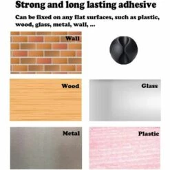 ABCRITAL Câble Clips De Cordon Pour Organisateur Pince De Support Pour Organisateur Système De Gestion De Cordon Auto-Adhésif Pour Charger Les Câbles De Casque Réseau Usb Pour Bureau De Voiture Bureau À Domicile (Paquet De 6 Silicone Noir) -Treuil, cric, palan et accessoires Soldes Boutique 34696438 4