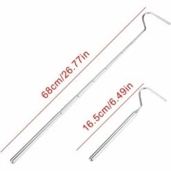 BRIDAY Crochet De Capture De Serpent En Acier Inoxydable Télescopique Extensible Attrape-Serpent Crochet De Capture De Reptiles Pour Capture De Reptiles Contrôle Des Animaux En Mouvement Samll 8 BRIDAY Crochet De Capture De Serpent En Acier Inoxydable Télescopique Extensible Attrape-Serpent Crochet De Capture De Reptiles Pour Capture De Reptiles Contrôle Des Animaux En Mouvement Samll -Treuil, cric, palan et accessoires Soldes Boutique 35009586 4