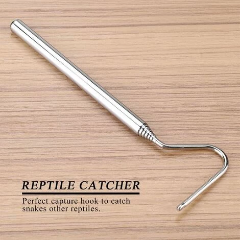 BRIDAY Crochet De Capture De Serpent En Acier Inoxydable Télescopique Extensible Attrape-Serpent Crochet De Capture De Reptiles Pour Capture De Reptiles Contrôle Des Animaux En Mouvement Samll 5 BRIDAY Crochet De Capture De Serpent En Acier Inoxydable Télescopique Extensible Attrape-Serpent Crochet De Capture De Reptiles Pour Capture De Reptiles Contrôle Des Animaux En Mouvement Samll – Image 5