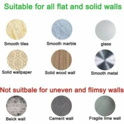 BETTERLIFE Lot De 5 Crochets Muraux Adhésifs Très Résistants Pour Salle De Bain, Cuisine, Placard, Armoire - En Laiton - Noir -Treuil, cric, palan et accessoires Soldes Boutique 35239423 5