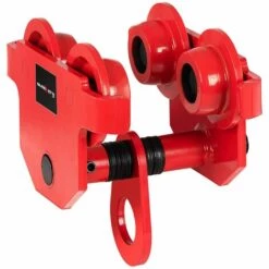 STEINBERG Chariot Porte-Palan Direction Par Poussée CMU 2000kg Larg. 80-125mm Acier Fonte - Violet