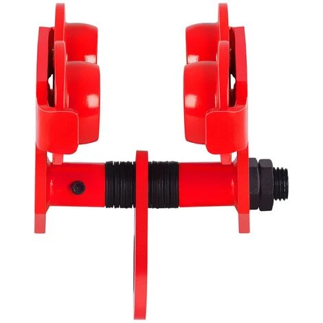 STEINBERG Chariot Porte-Palan Direction Par Poussée CMU 2000kg Larg. 80-125mm Acier Fonte - Violet 3 STEINBERG Chariot Porte-Palan Direction Par Poussée CMU 2000kg Larg. 80-125mm Acier Fonte - Violet – Image 3