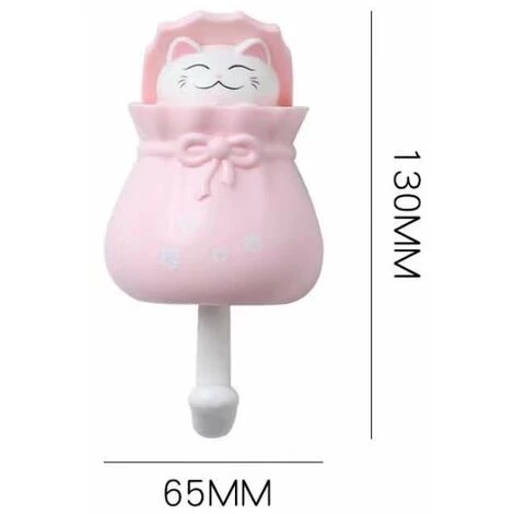 Betterlife Crochet Solide Supportant Crochet Collant Porte Suspendue Porte Poinçonnage Gratuit Crochet Collant Cuisine Salle De Bain Créatif Mignon Chat Crochet Rose 2 Betterlife Crochet Solide Supportant Crochet Collant Porte Suspendue Porte Poinçonnage Gratuit Crochet Collant Cuisine Salle De Bain Créatif Mignon Chat Crochet Rose – Image 2