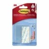 COMMAND™ COMMAND Lot De 16 Languettes Adhésives Enlevables COMMAND, Transparent