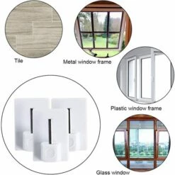 BETTERLIFE 20 Pcs Rideaux Crochets Adhésifs Pour Tringle Rideau Crochet Autocollant Accroche Rideau Sans Percage Pour Rideau Canne De Cuisine De Chambre De Salle De Bain De Balcon -Treuil, cric, palan et accessoires Soldes Boutique 36144217 5