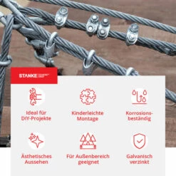 Seilwerk STANKE 15x Serre-Câble Plat Selle Unique Zingué Taille 3 Connecteur Galvanisé Pour Câble D’Acier 3 Mm 7 Seilwerk STANKE 15x Serre-Câble Plat Selle Unique Zingué Taille 3 Connecteur Galvanisé Pour Câble D’Acier 3 Mm -Treuil, cric, palan et accessoires Soldes Boutique 36364836 3