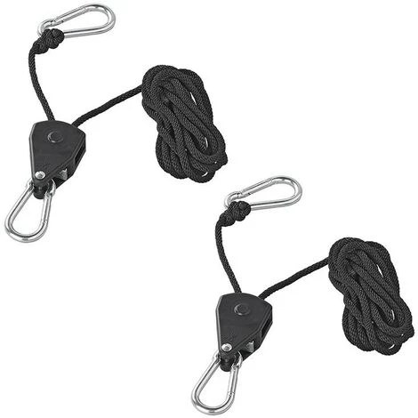 KSX Palan Manuel à Corde Avec Cliquet Jeu De 2 Pièces 68kg 1 KSX Palan Manuel à Corde Avec Cliquet Jeu De 2 Pièces 68kg