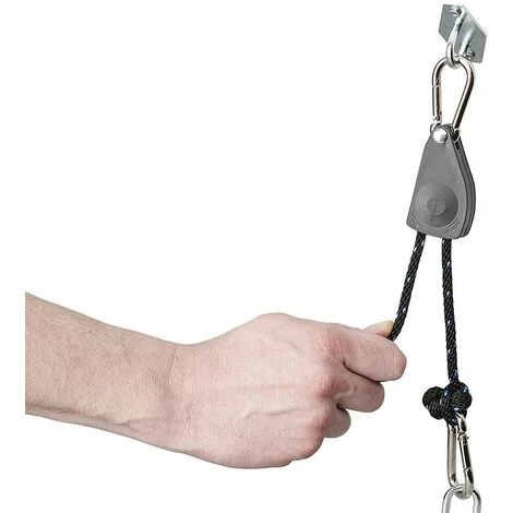 KSX Palan Manuel à Corde Avec Cliquet Jeu De 2 Pièces 136kg 4 KSX Palan Manuel à Corde Avec Cliquet Jeu De 2 Pièces 136kg – Image 4