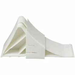 KSX Cale De Roue Plastique Blanc Incl. Support