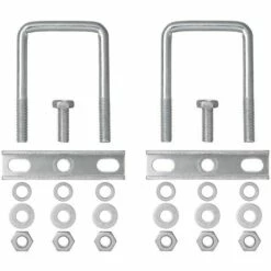 KSX Etrier De Fixation En U Carré 60mm Pour Collier Roue Jockey Lot De 2 Pièces -Treuil, cric, palan et accessoires Soldes Boutique 36409835 3