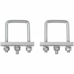 KSX Etrier De Fixation En U Carré 60mm Pour Collier Roue Jockey Lot De 2 Pièces -Treuil, cric, palan et accessoires Soldes Boutique 36409835 4