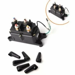 THSINDE Relais De Solénoïde Treuil Pour Treuil Électrique 12 V Heavy Duty Upgrade Equiv 250 A Amp Pour ATV UTV