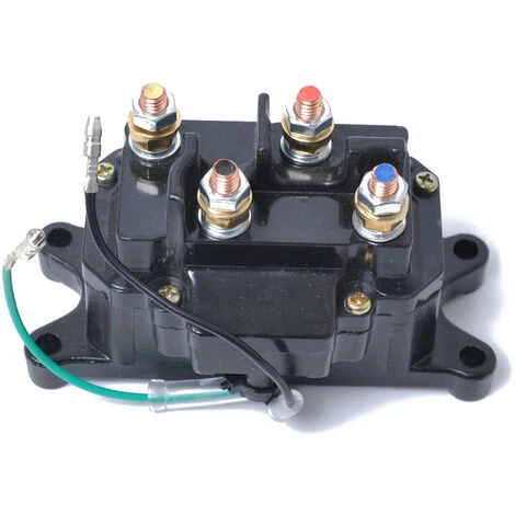 THSINDE Relais De Solénoïde Treuil Pour Treuil Électrique 12 V Heavy Duty Upgrade Equiv 250 A Amp Pour ATV UTV 2 THSINDE Relais De Solénoïde Treuil Pour Treuil Électrique 12 V Heavy Duty Upgrade Equiv 250 A Amp Pour ATV UTV – Image 2