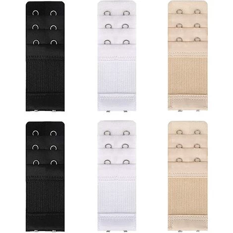 LangRay Extension De Soutien-gorge 6 Pièces Rallonge De Soutien-gorge 3 Rangées 2 Crochets Sangle D'extension Pour Femmes Soutien-gorge 3 Couleurs 1 LangRay Extension De Soutien-gorge 6 Pièces Rallonge De Soutien-gorge 3 Rangées 2 Crochets Sangle D'extension Pour Femmes Soutien-gorge 3 Couleurs