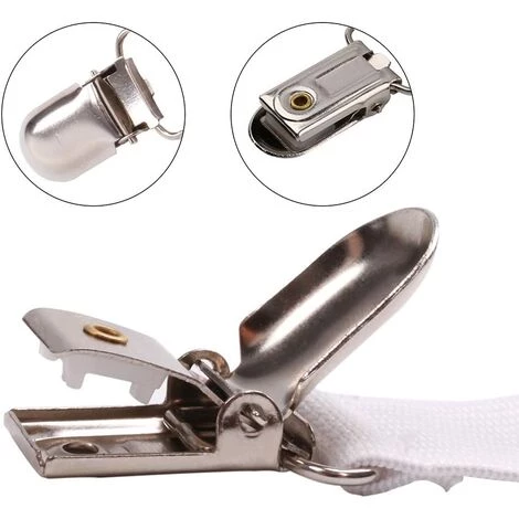 BRIDAY Sangles De Support Réglables Pour Draps De Lit Triangulaires Pour Un Matelas Lisse, Lot De 4, Blanc 4 BRIDAY Sangles De Support Réglables Pour Draps De Lit Triangulaires Pour Un Matelas Lisse, Lot De 4, Blanc – Image 4