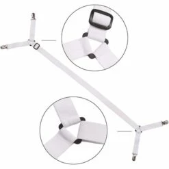BRIDAY Sangles De Support Réglables Pour Draps De Lit Triangulaires Pour Un Matelas Lisse, Lot De 4, Blanc 9 BRIDAY Sangles De Support Réglables Pour Draps De Lit Triangulaires Pour Un Matelas Lisse, Lot De 4, Blanc -Treuil, cric, palan et accessoires Soldes Boutique 37005590 5