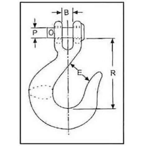Varan Motors - PN045 Crochet à Chape 1/4'' Avec Linguet G70 2.9T - Gris 2 Varan Motors - PN045 Crochet à Chape 1/4'' Avec Linguet G70 2.9T - Gris – Image 2