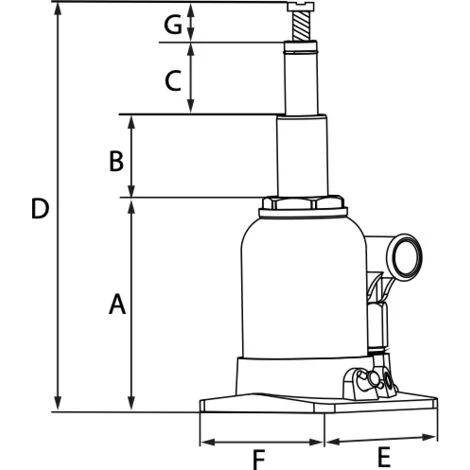 DRAKKAR EQUIPEMENT CRIC BOUTEILLE HYDRAULIQUE TÉLESCOPIQUE DOUBLE VERIN 2 T DRAKKAR ÉQUIPEMENT -52855 2 DRAKKAR EQUIPEMENT CRIC BOUTEILLE HYDRAULIQUE TÉLESCOPIQUE DOUBLE VERIN 2 T DRAKKAR ÉQUIPEMENT -52855 – Image 2