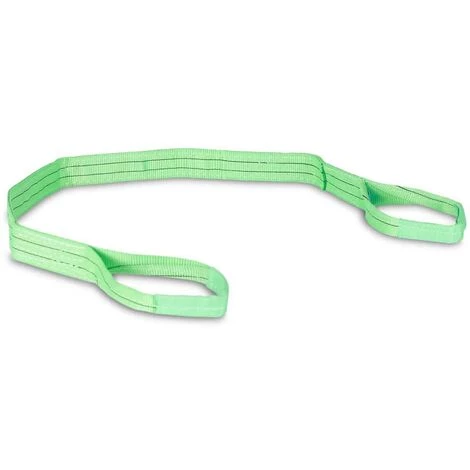 STEINBERG Élingue Plate Double Épaisseur Textile Sangle De Levage En Polyester 2m CMU 2t - Vert 1 STEINBERG Élingue Plate Double Épaisseur Textile Sangle De Levage En Polyester 2m CMU 2t - Vert