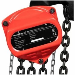 STEINBERG Palan Manuel À Chaine Treuil Mécanique Levage 3 Mètres Charges ≤ 10 Tonnes Acier - Noir, Blanc 6 STEINBERG Palan Manuel À Chaine Treuil Mécanique Levage 3 Mètres Charges ≤ 10 Tonnes Acier - Noir, Blanc -Treuil, cric, palan et accessoires Soldes Boutique 38698103 3