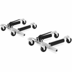 MSW Chariot De Manutention Voiture Cric Charriot Automobile 567 Kg Lot De 2 - Noir