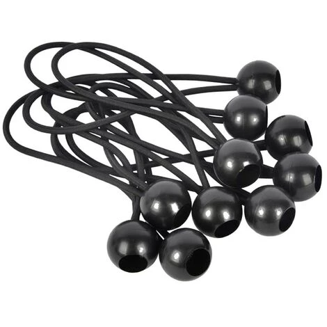 OUTIROR Lot De 10 Attaches Rapides Pour Bâche - élastique Noir 2 OUTIROR Lot De 10 Attaches Rapides Pour Bâche - élastique Noir – Image 2