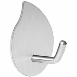 BETTERLIFE Crochets Adhésifs De La Cuisine Pour Suspendre Les Crochets De Serviette Murale Heavy Duty Heavy Duty Steel Hook Crochet D'étanche Crochet Pour Bureau De Salle De Bain, Manteau Adhésif Crochet Crochet Stick Sur Le Mur (6 Pack)