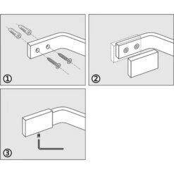 BETTERLIFE Crochets Muraux Noirs Crochets Muraux Robustes Crochets De Robe, Crochet, Crochet De Serviette, Clés, Crochet De Sacs, Crochet De Lumières, 2 Pièces Pour La Salle De Bain De La Maison -Treuil, cric, palan et accessoires Soldes Boutique 39236215 4