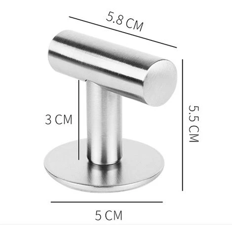 BETTERLIFE 2 PCS Auto-adhésifs Serviette Crochets Crochets Crochets Robe Crochets Acier Inoxydable Crochets Muraux Robustes Pour La Salle De Bain Cuisine Et Chambre à Coucher (Sliver) 3 BETTERLIFE 2 PCS Auto-adhésifs Serviette Crochets Crochets Crochets Robe Crochets Acier Inoxydable Crochets Muraux Robustes Pour La Salle De Bain Cuisine Et Chambre à Coucher (Sliver) – Image 3