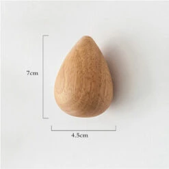 TRIOMPHE 3 Pièces Crochet En Bois, Crochet De Manteau Mural, Patères En Bois Naturel, Naturel Moderne à La Main Crochet Mural En Bois Pour Suspendre Vêtements, Chapeau, Écharpes, Écouteurs -Treuil, cric, palan et accessoires Soldes Boutique 39637043 3