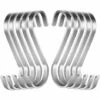 BETTERLIFE Lot De 10 Crochets En S De Suspension Multifonctions Crochets En Forme De S En Acier Inoxydable Crochet S Pour Salle De Bains Chambre Bureau Cuisine