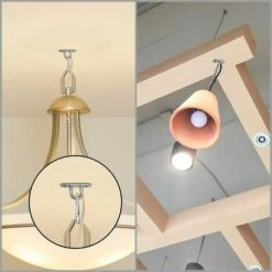 BETTERLIFE Plaque Oeillet Acier Inoxydable M5 (8 Pcs) - Oblong Crochet Métal Forme U Montage Mural Et Plafond - Suspensions 8 BETTERLIFE Plaque Oeillet Acier Inoxydable M5 (8 Pcs) - Oblong Crochet Métal Forme U Montage Mural Et Plafond - Suspensions -Treuil, cric, palan et accessoires Soldes Boutique 40135674 4