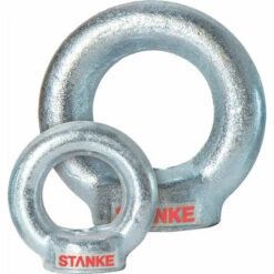 Seilwerk STANKE 5x Écrou ? ?il Femelle Galvanisé M8 Anneau De Levage 8 Mm