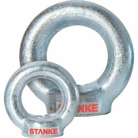 Seilwerk STANKE 5x Écrou ? ?il Femelle Galvanisé M8 Anneau De Levage 8 Mm 1 Seilwerk STANKE 5x Écrou ? ?il Femelle Galvanisé M8 Anneau De Levage 8 Mm