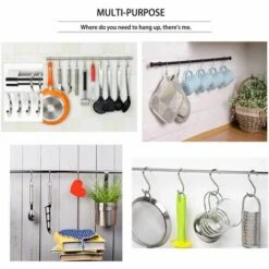GUAZHUNIFR Lot De 20pcs Crochets En S De Suspension Multifonctions Crochets En Forme De S En Acier Inoxydable Crochet S Pour Salle De Bains Chambre Bureau Cuisine 7 GUAZHUNIFR Lot De 20pcs Crochets En S De Suspension Multifonctions Crochets En Forme De S En Acier Inoxydable Crochet S Pour Salle De Bains Chambre Bureau Cuisine -Treuil, cric, palan et accessoires Soldes Boutique 41869232 3