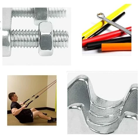 GUAZHUNIFR Lot De 10 Serre-câbles En Acier Galvanisé De 2 Mm - Forme En étrier Pour Câble En Acier, Câble, Fils, Serre-câbles 2 GUAZHUNIFR Lot De 10 Serre-câbles En Acier Galvanisé De 2 Mm - Forme En étrier Pour Câble En Acier, Câble, Fils, Serre-câbles – Image 2