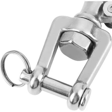 GUAZHUNIFR Crochet De Levage 650kg/1000kg Crochet De Levage Pivotant En Acier Inoxydable 304 Avec Accessoire De Gréement De Loquet (650KG) 5 GUAZHUNIFR Crochet De Levage 650kg/1000kg Crochet De Levage Pivotant En Acier Inoxydable 304 Avec Accessoire De Gréement De Loquet (650KG) – Image 5