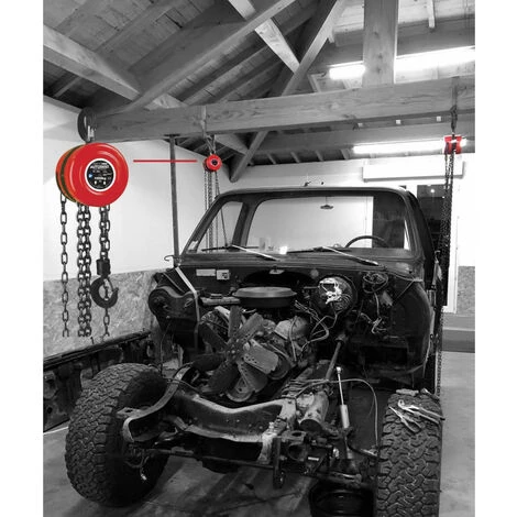 AUTOBEST Palan Manuel à Chaîne - Capacité 1T - Hauteur De Levage 2.5 M 1000 Kg 2 AUTOBEST Palan Manuel à Chaîne - Capacité 1T - Hauteur De Levage 2.5 M 1000 Kg – Image 2