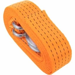PrimeMatik - Sangle De Chargement Avec Crochet De Sécurité 6m X 50mm 5000Kg Pour Le Levage Et Le Remorquage, Couleur Orange -Treuil, cric, palan et accessoires Soldes Boutique 42559363 5