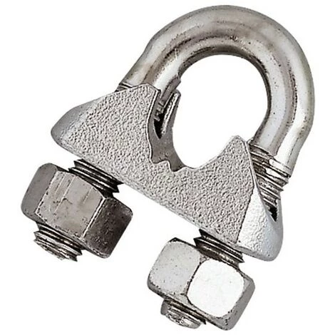 CHAPUIS - Serre Câble étrier Acier Zingué Ø14mm Blister 1 1 CHAPUIS - Serre Câble étrier Acier Zingué Ø14mm Blister 1