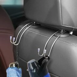 BRIDAY Crochets De Voiture Support De Sac à Main Pour Voiture Auto Crochets D'appui-tête Sacs De Siège Arrière Hanger 2 Packs -Treuil, cric, palan et accessoires Soldes Boutique 43155628 4