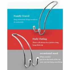 BRIDAY Crochets De Voiture Support De Sac à Main Pour Voiture Auto Crochets D'appui-tête Sacs De Siège Arrière Hanger 2 Packs -Treuil, cric, palan et accessoires Soldes Boutique 43155628 5