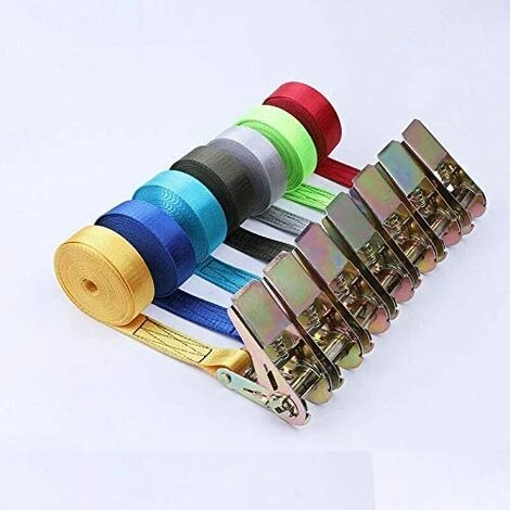 TANABATA Tendeur à Cliquet Powertool Sangles De Sécurité, Sangle De Tension à Cliquet Très Résistante, Capacité D'arrimage 800 Kg, Résistance à La Rupture Pour équipement De Pelouse, Moto (1 Pièce – Noir – 25 Mm X 1 M) 1 TANABATA Tendeur à Cliquet Powertool Sangles De Sécurité, Sangle De Tension à Cliquet Très Résistante, Capacité D'arrimage 800 Kg, Résistance à La Rupture Pour équipement De Pelouse, Moto (1 Pièce – Noir – 25 Mm X 1 M)