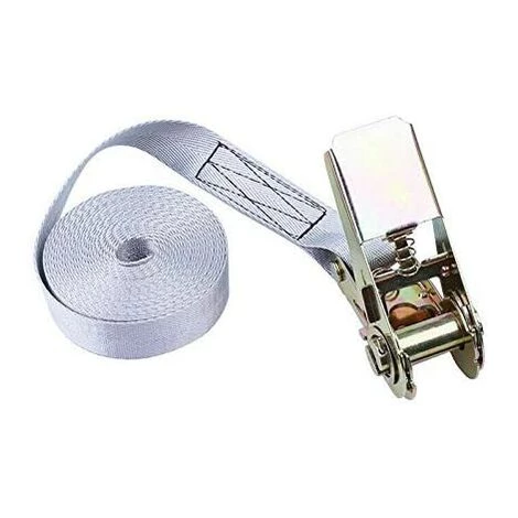 TANABATA Tendeur à Cliquet Powertool Sangles De Sécurité, Sangle De Tension à Cliquet Très Résistante, Capacité D'arrimage 800 Kg, Résistance à La Rupture Pour équipement De Pelouse, Moto (1 Pièce – Noir – 25 Mm X 1 M) 2 TANABATA Tendeur à Cliquet Powertool Sangles De Sécurité, Sangle De Tension à Cliquet Très Résistante, Capacité D'arrimage 800 Kg, Résistance à La Rupture Pour équipement De Pelouse, Moto (1 Pièce – Noir – 25 Mm X 1 M) – Image 2