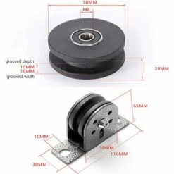 ALMI Guide De Poulies Pivotantes Insonorisées à Poulie Fixe à Poulie Fixe, 300kg -Treuil, cric, palan et accessoires Soldes Boutique 44074078 4