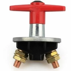 ALMI Interrupteur Coupure Isolateur Batterie Coupe Circuit,12V-60V 300A Batterie à Clé Fixe Universelle De Voiture Déconnecter L'isolateur De Puissance Automobile Urgence Interrupteur Pour Voiture,Bateau